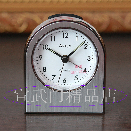 ARTEX Student Minimalist Hotel Rooms Mute Snooze Alarm Clock Crescendo Ringtone Night Light Digital 18404
