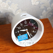 Lisheng Japanese creative elementary school childrens bedside simple alarm 8RE668 personality fluorescent small snooze alarm clock