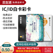 The Fudan M1 white card contactless induction card EM radio frequency card people like card IC Smart Gate Forbidden Card membership Card Customized