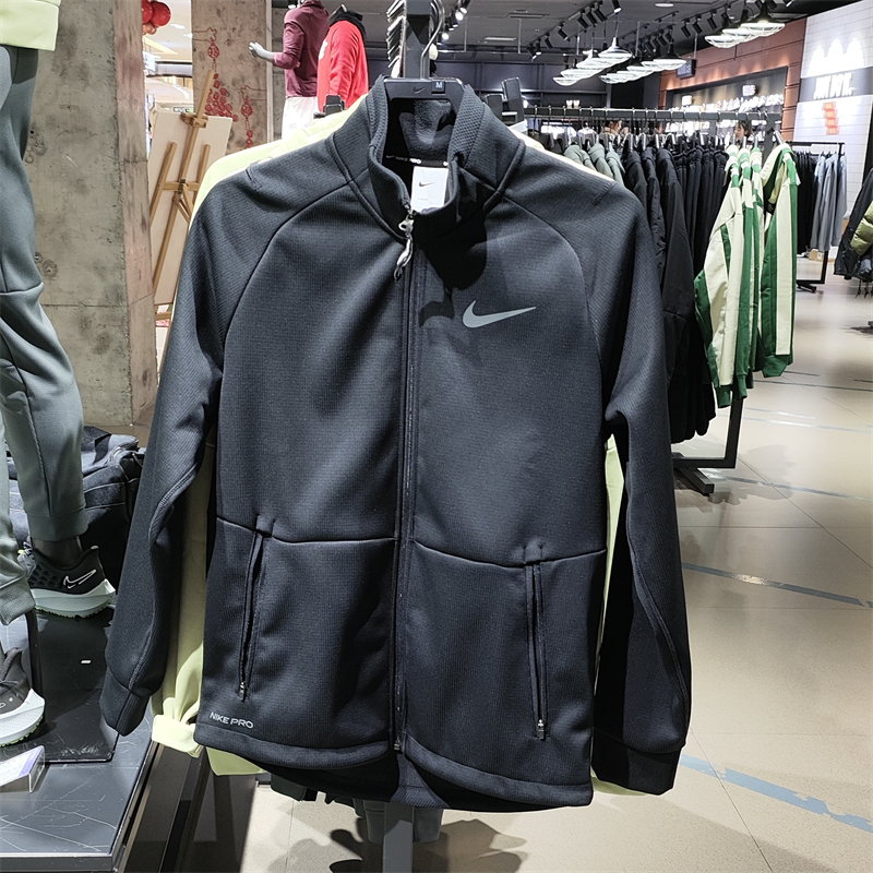 Authentic Nike Versatile Casual Men's Spring and Autumn Sports Fleece-Lined Jacket Dm5941-010