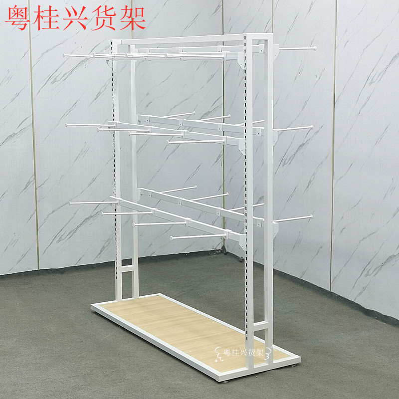 Underwear Store Display Rack, Floor-Standing Double-Sided Underwear Display Rack, Multifunctional Pajamas Island Display Rack