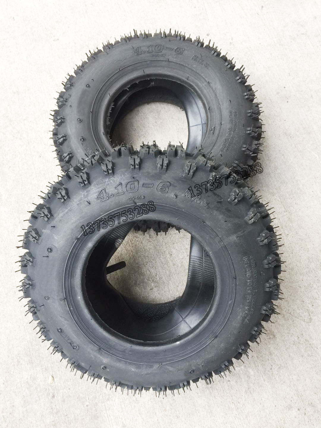 Beach Car Tire Accessories 4 10-6 Inch Tire Small Four Wheels Cardin Pleasure Car Sweep Snow Inside The Outside Tire