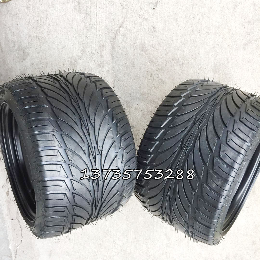 Beach car tire poured three-wheel flat tyre 205 235 30-10-12-14 inch Mars aluminum alloy wheel tire