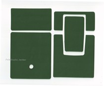 Polaroid Polaroid SX70 sonar 680 690 Army Green Calfskin veneer