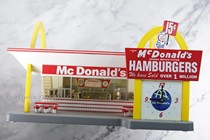Rare * McDonalds US McDonalds first restaurant model hands on toy clock