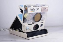 Polaroid Polaroid SLR680 Polaroid once imaging white lover transparent shell blue button custom version