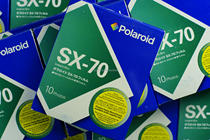 Rare * Polaroid Polaroid TIMEZERO out of print photo paper sx70 last batch can scrape image transfer film