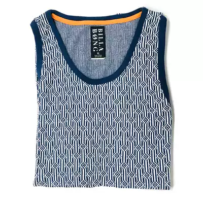 BILLABONG cotton vest DIE CUT STRIPE TANK Australian surf brand