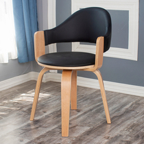 Solid wood home computer chair sedentary comfortable office chair desk writing armchair learning chair chair swivel chair chair