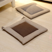 Brief Linen Linen Art Mat Square Office Cushion Bushel Thicken breathable tatami chair cushion Floating Window Mat