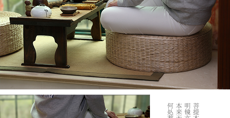 Miễn phí vận chuyển Teahouse rơm dày cửa sổ futon đệm và tatami mat thiền yoga đệm thiền đệm thờ phượng trà Phật - Ghế đệm / đệm Sofa thảm ghế gỗ phòng khách