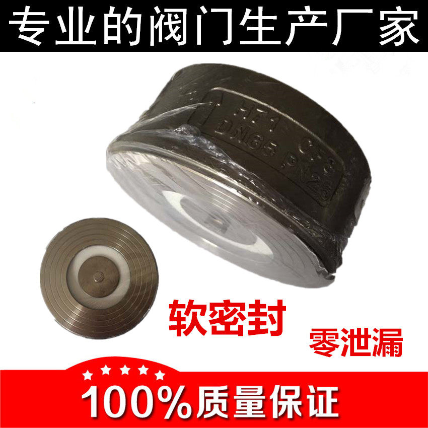 Heavy duty 304 stainless steel clip-on check valve Silicone PTFE H71X-16p 25p pump one-way check valve