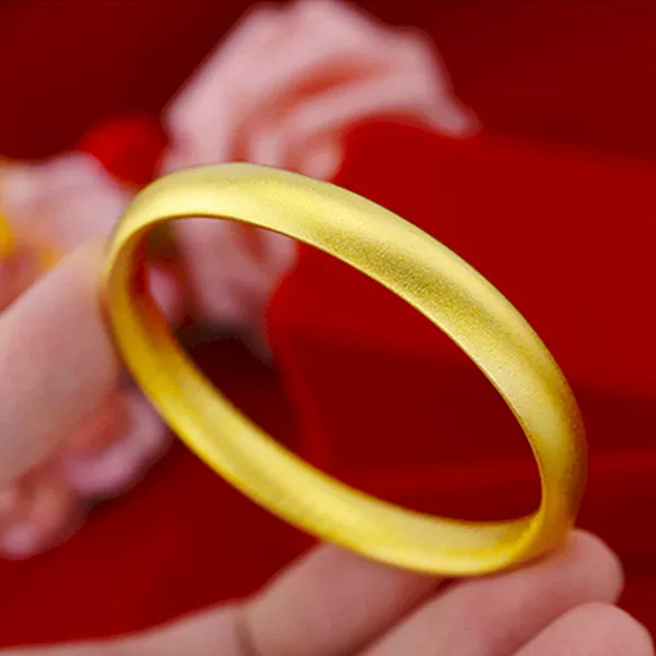 Настоящий вьетнамский песок золото древний метод 18K золотой браслет Наследие Сердца Шатра как неизгладимый подарок украшение для мамы