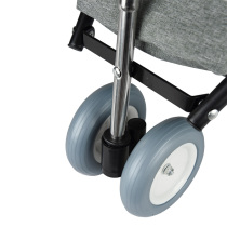 freshore Hui and Lai supermarket shopping cart folding fashion shopping cart imported EVA wheel trolley accessories