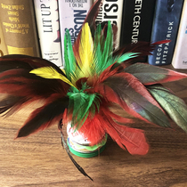 Chicken hair shuttlecock Kicking Turkey Hair Adults Fitness Competition Special Kindergarten Children Elementary School Kids Beginners KIDS