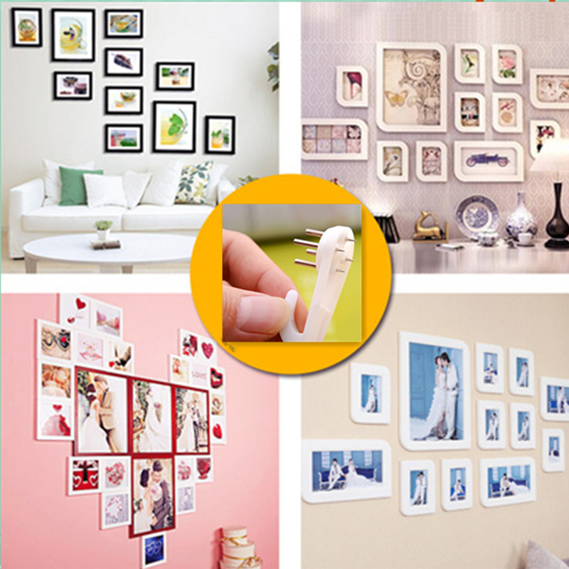 30 Dress Wedding photos Wall-mounted Wall Nails Hooks Frame Photos Hanging Wall Hanging Paintings Powerful bearing No Mark Nails