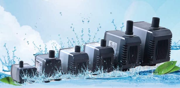 Starry Fish Tank Submersible Pump 304 pumps Home Small filter Circulating Fountain Fish Pond Fake Mountain AT301