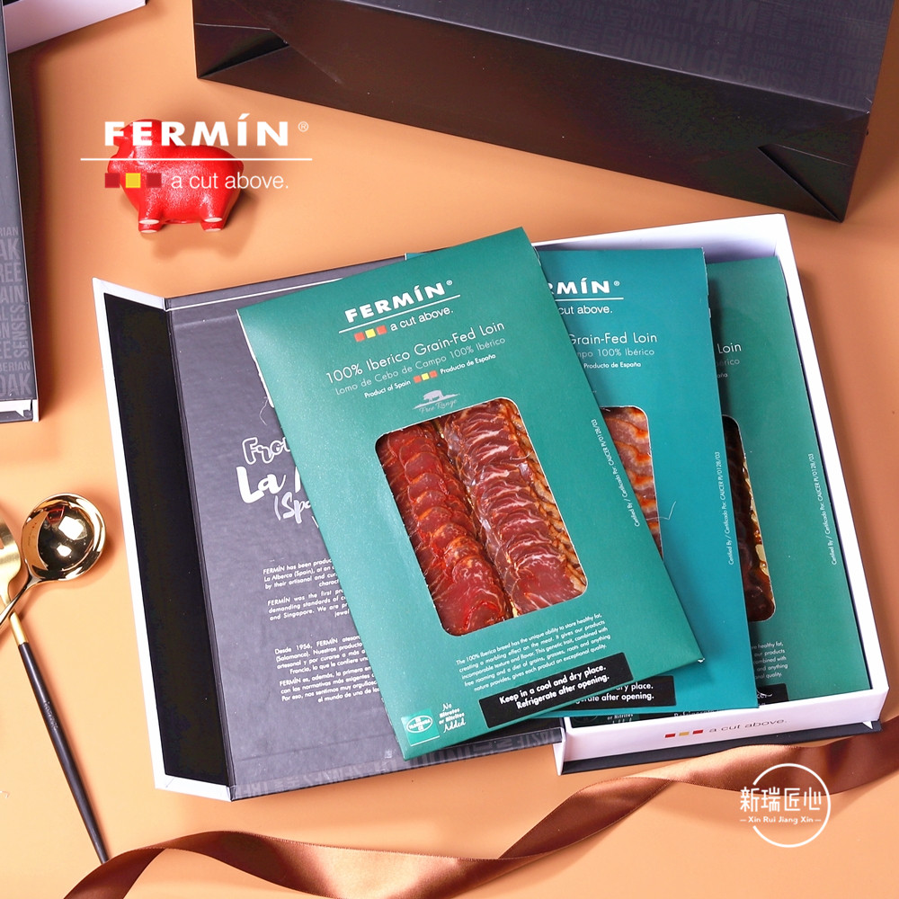 Spain FERMIN Feiming Iberian black pig air-dried crest LOMO sausage 80g Mid-Autumn Festival gift