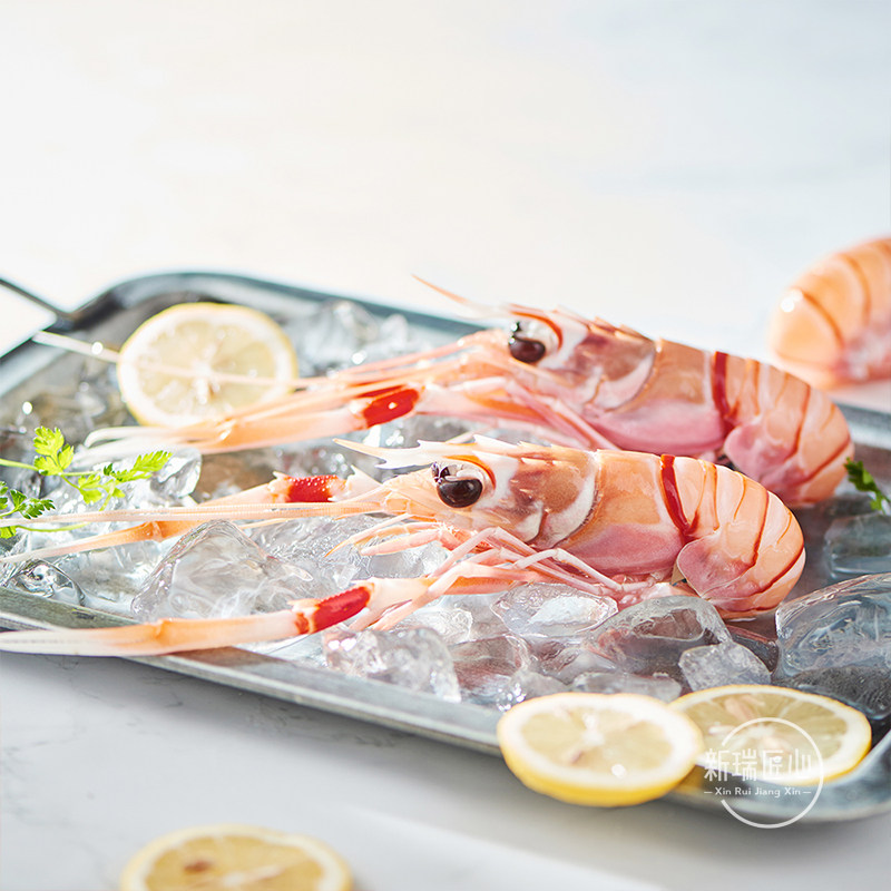 Imported New Zealand's Shrimp Scampi Sdry Ratio to Little Lobster Antarctic Deep Sea Shrimp 2 3 No. 4 2KG