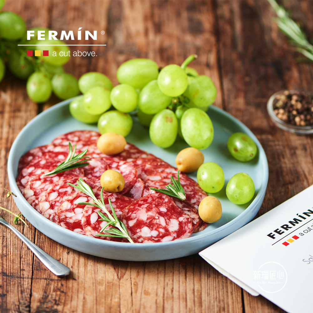 Spain FERMIN Iberian black pig air-dried Salqijon sausage slices 100g salami gift