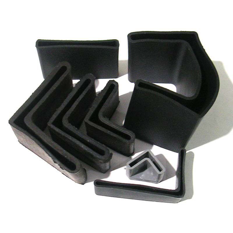 Rubber foot cover table and chair foot pad protection cover cabinet foot angle iron bed foot angle steel L-shaped shelf bracket flat iron flat steel