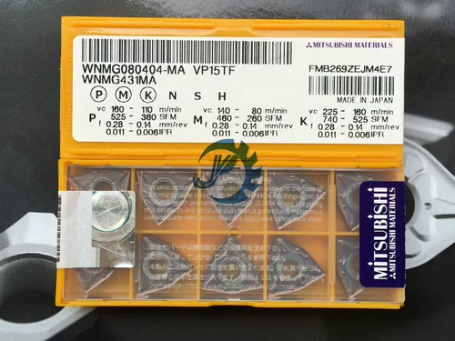 Япония Mitsubishi CNC Blade Blade Car Blade Blade WNMG080404-MA VP15TF Сплав Сплав Сплано