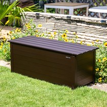 Outdoor storage box storage cabinet sundry large storage box balcony waterproof sunscreen aluminum alloy garden outdoor tool box