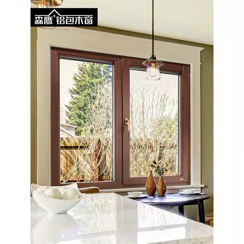 Senhawk Aluminum Clad Wood Large Home Furnishing Standard Inside-Open Inverted Window-Taobao