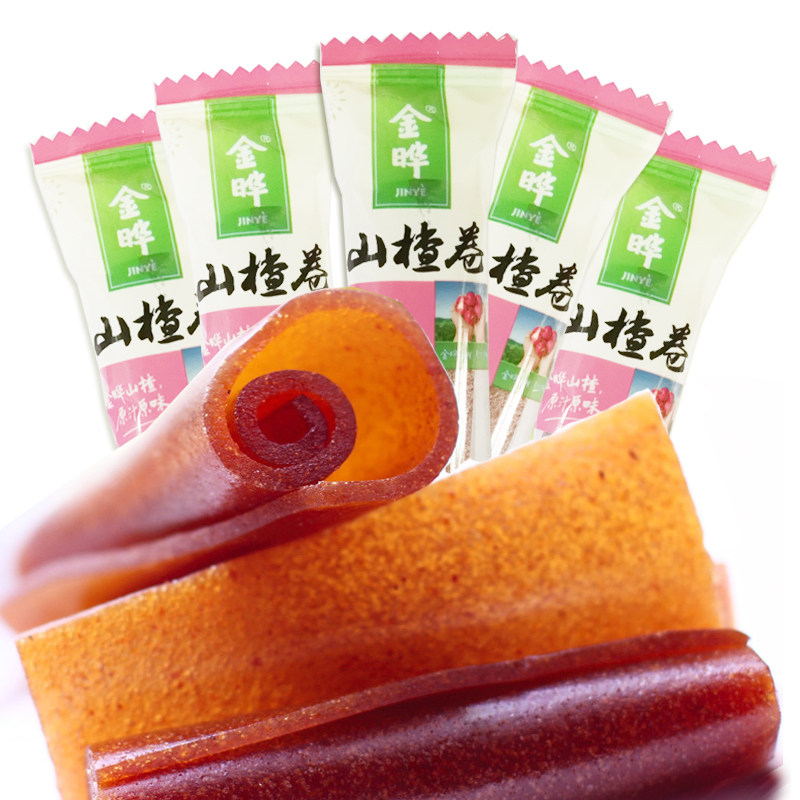 Gold Leaf Hawthorn Roll No Add Independent Small Package Old-fashioned Fruit Moutan Original Juice Original Taste Handmade Hawthorn Cake 1000g