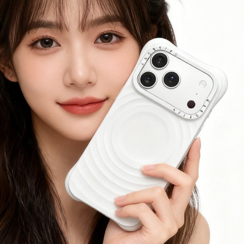 White Cas Wave-Pattern Magnetic Phone Case 2026 New Model Suitable for iPhone Apple 17 Pro Max Female Protective Case 16 Pro Max Anti-Drop 1314 Plus Series 15 Very Beautiful Fy White Cas Wave-Pattern Magnetic Phone Case 2026 New Model Suitable for iPhone Apple 17 Pro Max Female Protective Case 16 Pro Max Anti-Drop 1314 Plus Series 15 Very Beautiful Fy