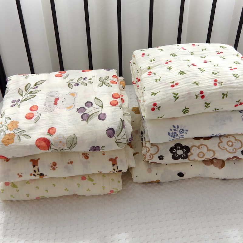 Class a Double-Layer Gauze Bed Sheet, Pure Cotton, Cartoon Design, Soft and Skin-Friendly, All-Cotton Blanket, Summer Towel Quilt, Thin Blanket, Sleeping Sheet Class a Double-Layer Gauze Bed Sheet, Pure Cotton, Cartoon Design, Soft and Skin-Friendly, All-Cotton Blanket, Summer Towel Quilt, Thin Blanket, Sleeping Sheet