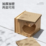 Попо кот захватывает кошачье гнездо встроенное двойное гофрированное бумажное домик не изнашивается, устойчивый