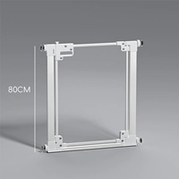 Высота 80 см. Прозрачный дверной сарай для кошки