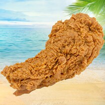 Fried chicken leg model simulation food realistic fake cooked chicken wings snack props teach ornaments ornaments ornament