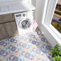 Custom Folk Juku Retro Small Flower Brick Toilet Kitchen Balcony Xuan Guan Anti Slip Tile Background Wall Milk Tea Shop Floor Tiles