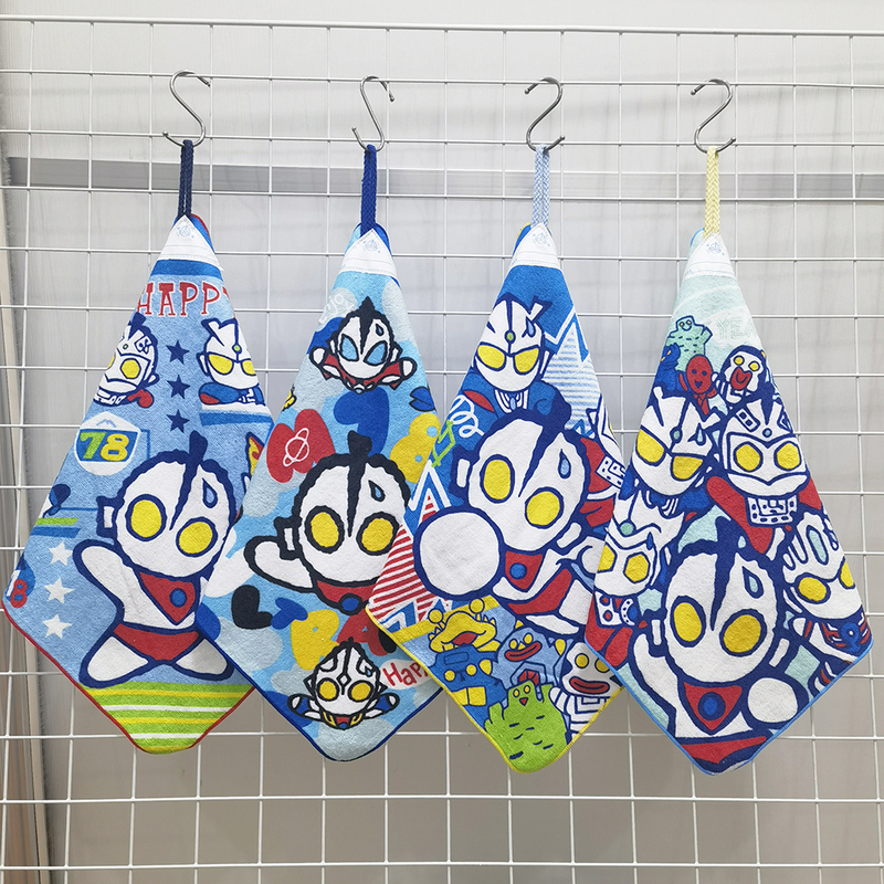 33X33Cm Ultraman Salted Egg Cartoon Cotton Towel for Boys, Children, and Adults - Hand and Face Towel 33X33Cm Ultraman Salted Egg Cartoon Cotton Towel for Boys, Children, and Adults - Hand and Face Towel