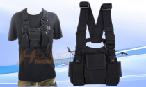 Walkie-talkie shoulder bag backpack universal hand table tactical outdoor rescue duty chest backpack adjustable size
