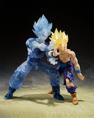 Пятно SDCC 2023 Место проведения ограничено SHF Сон Ухань Сон Гоку Отец и сын Shockwave Bandai