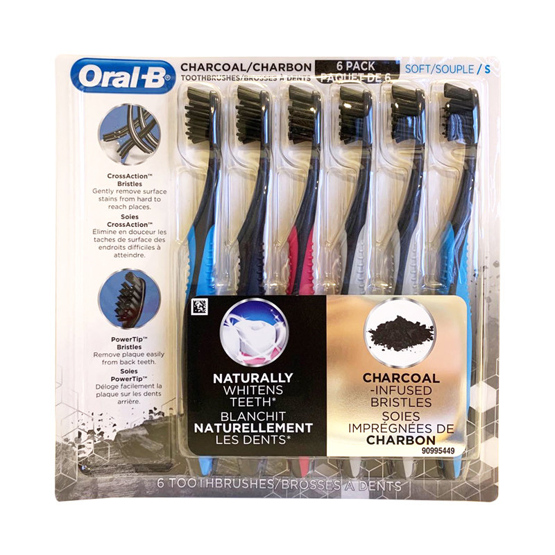 (Shunfeng International) Orial-B Ole-B soft hair in soft hair carbon fiber toothbrush 6 sets