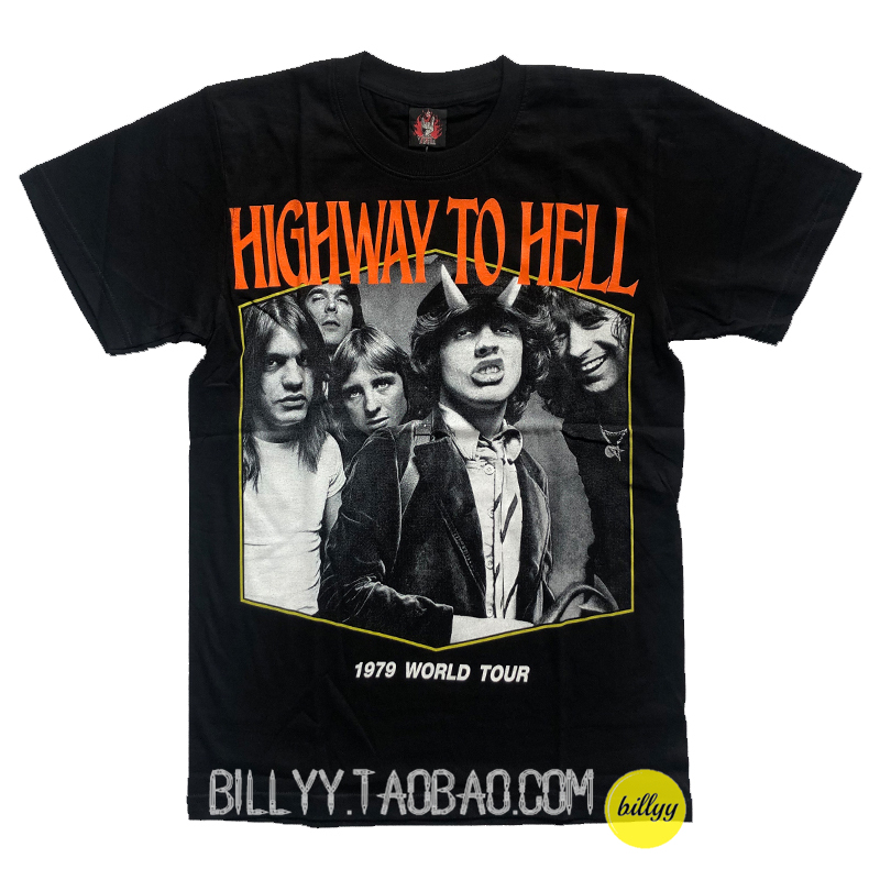 New Acdc Ac/Dc Band Highway Rock Punk Thailand Imported Unisex Short-Sleeve Pure Cotton T-Shirt New Acdc Ac/Dc Band Highway Rock Punk Thailand Imported Unisex Short-Sleeve Pure Cotton T-Shirt