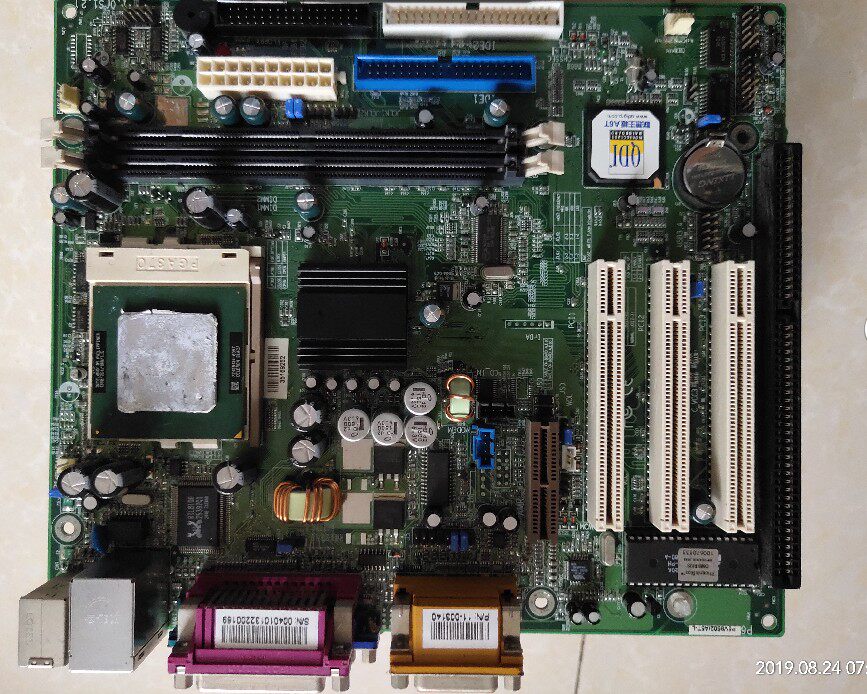 Lenovo P6V8602 A6T motherboard with ISA slot suitable for industrial computer such as wire cutting spark machine