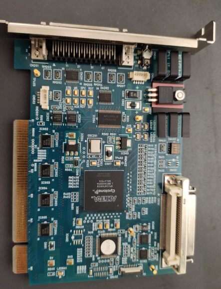 Disassemble IPC capture card E-01-0637-02 SK060823-07 PCI IF BOARD device card