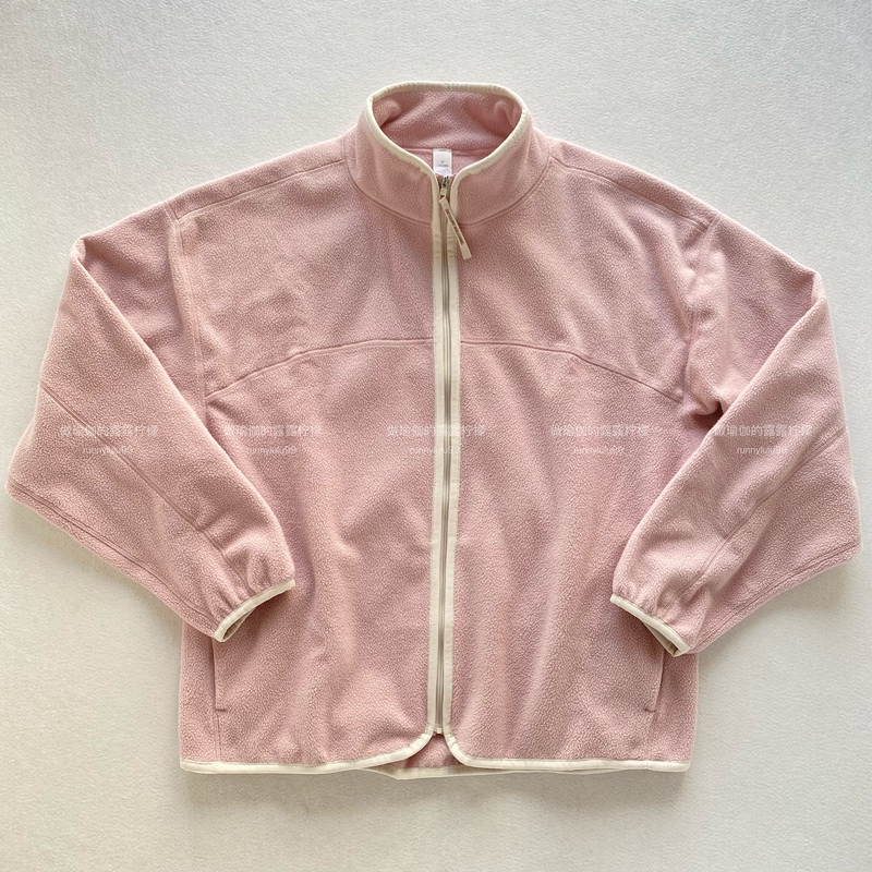 Authentic Lululemon Tumbled Fleece Full-Zip Women's Autumn and Winter Fleece Jacket Authentic Lululemon Tumbled Fleece Full-Zip Women's Autumn and Winter Fleece Jacket