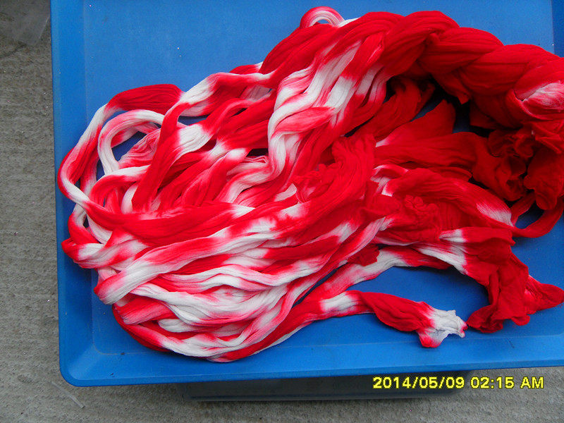 Bicolor silk screen bicolor silk stocking East hedge flower material silk stocking material 16 Number