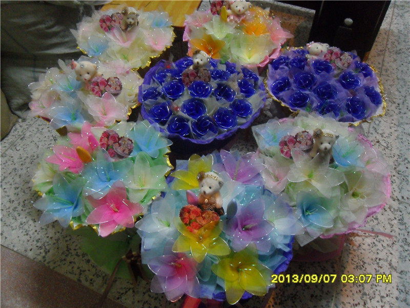 Perfume Lily Material Bag East Fence Flower Material Wholesale Silk Socks Flowers Materials Flowers materials