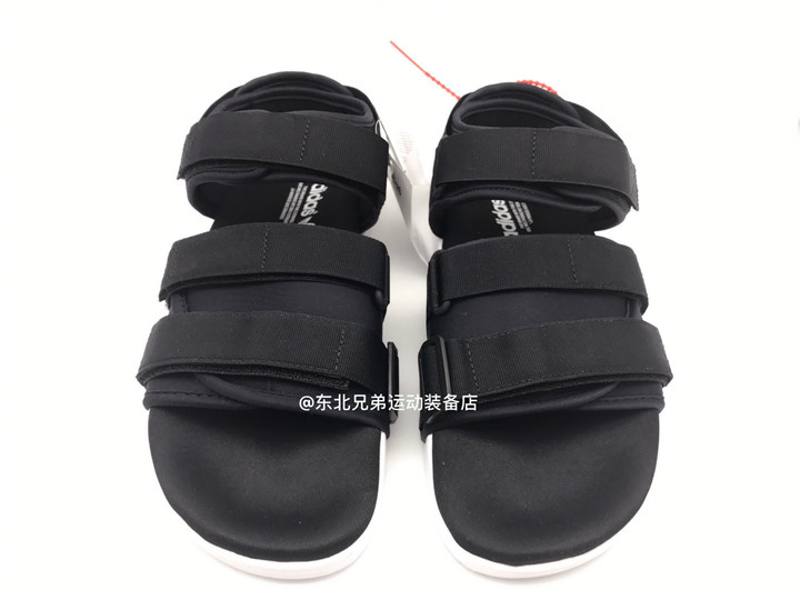 Adidas Adidas clover Velcro bãi biển thể thao nam và nữ đôi dép sandal S75382 dép quai hậu nữ đi học