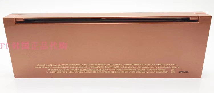 Bây giờ UrbanDecay đã từ chối khay phấn mắt thành phố 12 màu NAKED HEAT 3 thế hệ màu tấm Cherry