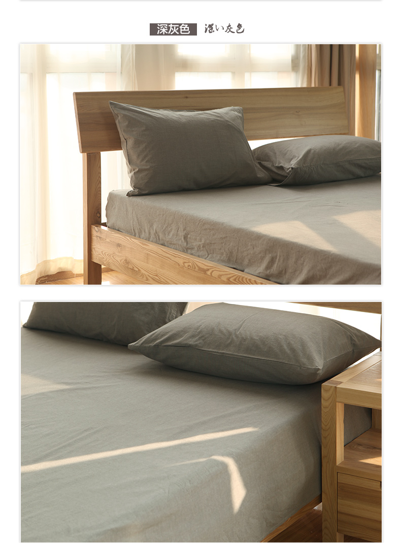Yuchen cotton nguyên chất gối bông rửa bông gối đơn vỏ gối lưới mắt cáo phong cách tốt gối cao su non cho người lớn