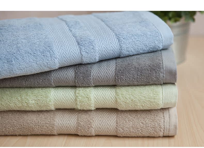 Khăn bông khách sạn màu Yuchen đặc để tăng độ thấm nước dày 40 * 85cm - Khăn tắm / áo choàng tắm khăn lông cừu hàn quốc