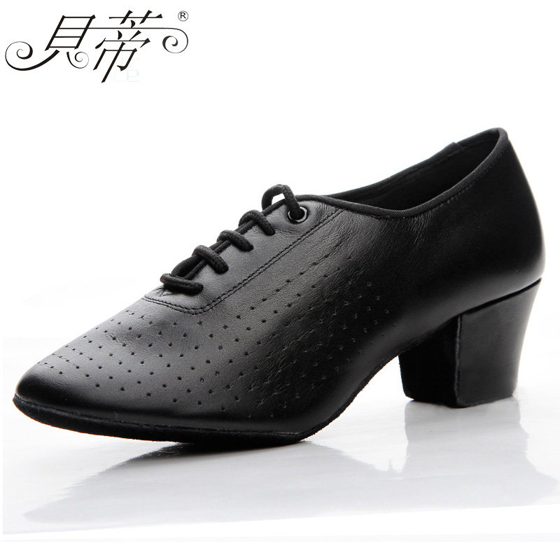 Betty Latin Dance Shoes T1 Soft Bull Leather Lady Adult Teacher Square Dance Shoes Morden Dance Shoes Spot